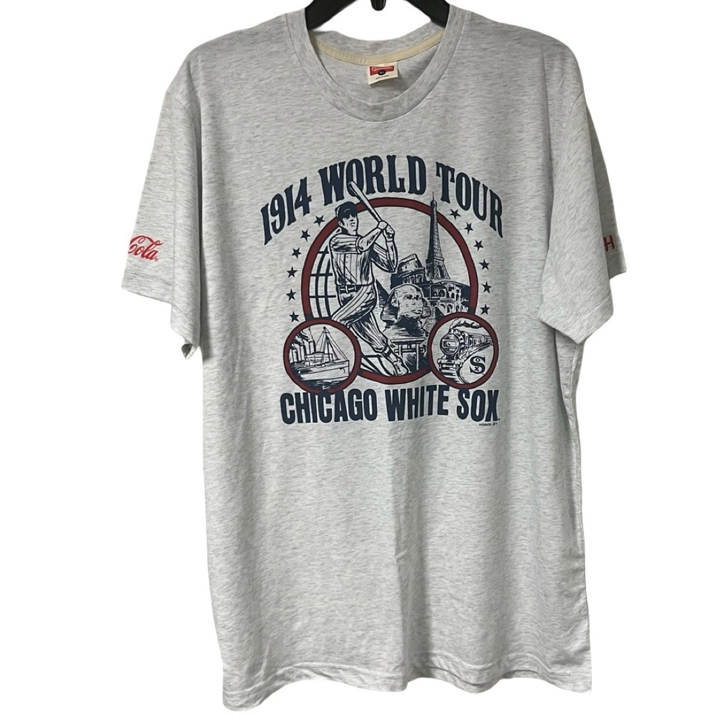Chicago‎ White Sox 1914 World Tout T Shirt SGA 5/24/25 Giveaway Mens XL Gray